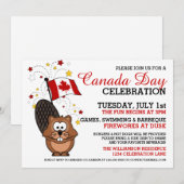 Uitnodiging voor viering op de Dag van Canada (Voorkant / Achterkant)