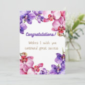 Uitnodiging voor viering van felicitatie (Staand voorkant)