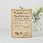 Uitnodiging voor Vintage Muziekaavond (Staand voorkant)