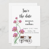 Uitnodiging voor vintage varieteit model (Voorkant / Achterkant)