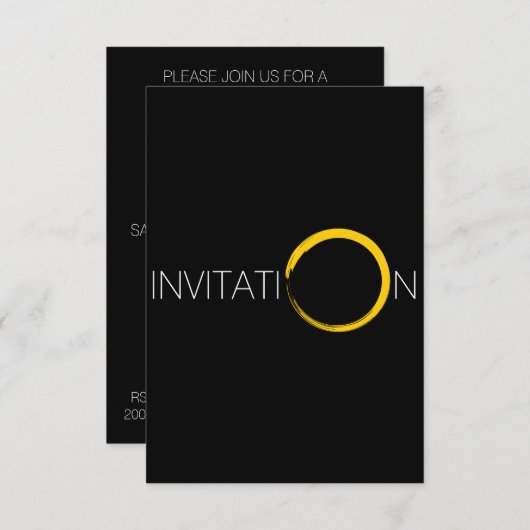 Uitnodiging voor vip-uitnodigingen voor verrassend (Voorkant / Achterkant)