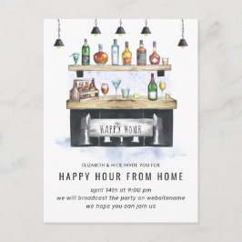 Uitnodiging voor virtueel cocktailfeestje