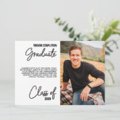 Uitnodiging voor virtuele Afstuderen die partij vo (Staand voorkant)