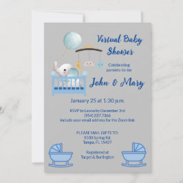 Uitnodiging voor virtuele Baby showers