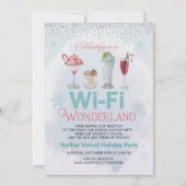 Uitnodiging voor virtuele feestdagen voor kerstfee (Voorkant)