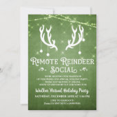 Uitnodiging voor virtuele feestdagen voor kerstfee (Voorkant)