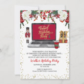 Uitnodiging voor virtuele feestdagen voor kerstfee (Voorkant)