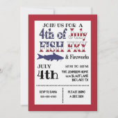 Uitnodiging voor visbraadfeest op 4 juli (Voorkant)