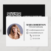 uitnodiging voor visitekaartje (Voorkant / Achterkant)