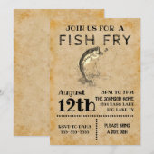 Uitnodiging voor vissen (Voorkant / Achterkant)