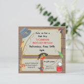 uitnodiging voor Vissende partij (Staand voorkant)