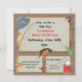 uitnodiging voor Vissende partij (Voorkant)