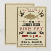 Uitnodiging voor vissoorten (Voorkant / Achterkant)