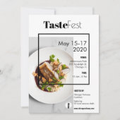 uitnodiging voor voedselvoorziening (Voorkant)