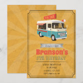 Uitnodiging voor voedselvrachtwagen (Voorkant / Achterkant)