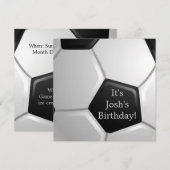 Uitnodiging voor voetbal (Voorkant / Achterkant)