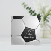 Uitnodiging voor voetbal (Staand voorkant)