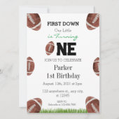 Uitnodiging voor voetbal in het eerste jaar (Voorkant)