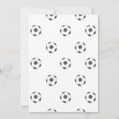 Uitnodiging voor Voetbal Verjaardagsfeest, Digitaa (Achterkant)