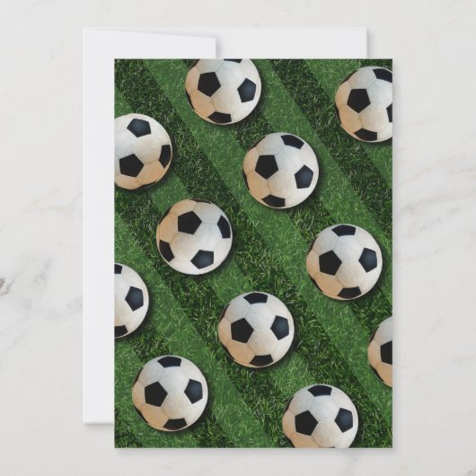 Uitnodiging voor voetbalwedstrijd (Achterkant)