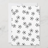 Uitnodiging voor voetbalwedstrijd (Achterkant)