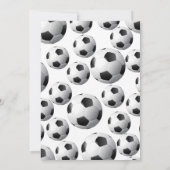 Uitnodiging voor voetbalwedstrijd (Achterkant)