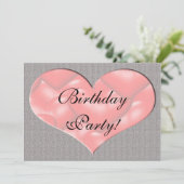 Uitnodiging voor volwaardige verjaardag van het ha (Staand voorkant)