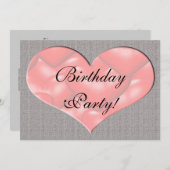 Uitnodiging voor volwaardige verjaardag van het ha (Voorkant / Achterkant)