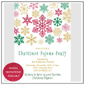 Uitnodiging voor volwassen slaapfeestjes