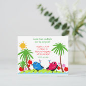 Uitnodiging voor volwassenen (Staand voorkant)