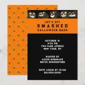 Uitnodiging voor volwassenen Halloween-feest (Voorkant / Achterkant)