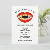 Uitnodiging voor volwassenen Halloweenfeest (Staand voorkant)