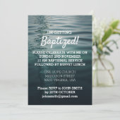 Uitnodiging voor volwassenendoop Kaart (Staand voorkant)