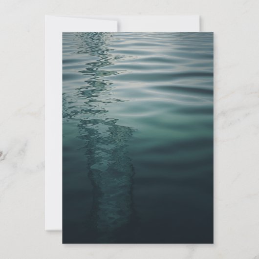 Uitnodiging voor volwassenendoop Kaart (Achterkant)