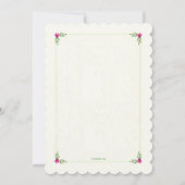 Uitnodiging voor voorjaarsboeket (Achterkant)