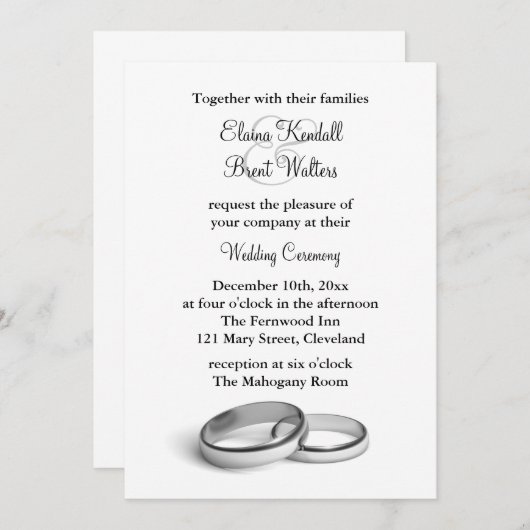 Uitnodiging voor vriendschap (Voorkant / Achterkant)