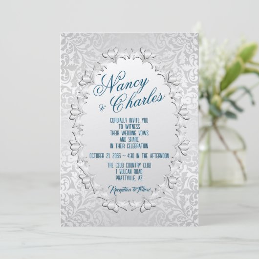 Uitnodiging voor vriendschappelijke en vrouwelijke (Staand voorkant)