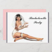 Uitnodiging voor vrijgezellenfeest (Voorkant / Achterkant)