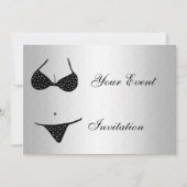 Uitnodiging voor vrijgezellenfeest (Voorkant)