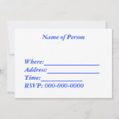 Uitnodiging voor vrijgezellenfeest (Achterkant)