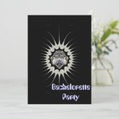 Uitnodiging voor vrijgezellenfeest (Staand voorkant)