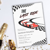 Uitnodiging voor vrijgezellenfeest 'De Laatste Rit