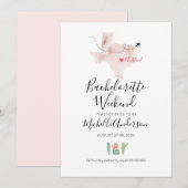 Uitnodiging voor vrijgezellenfeest in Austin Texas (Voorkant / Achterkant)