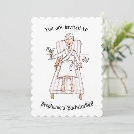Uitnodiging voor vrijgezellenfeest Spa-dag voor da