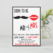 Uitnodiging voor vrijgezellenfeesten paren (Staand voorkant)