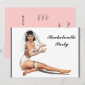 Uitnodiging voor vrijgezellenfeestje (Voorkant / Achterkant)