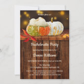 Uitnodiging voor vrijgezellenfeestje Pumpkins Autu (Voorkant)