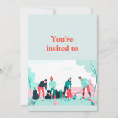 Uitnodiging voor vrijwilliger om de Rally van Lunc (Voorkant)