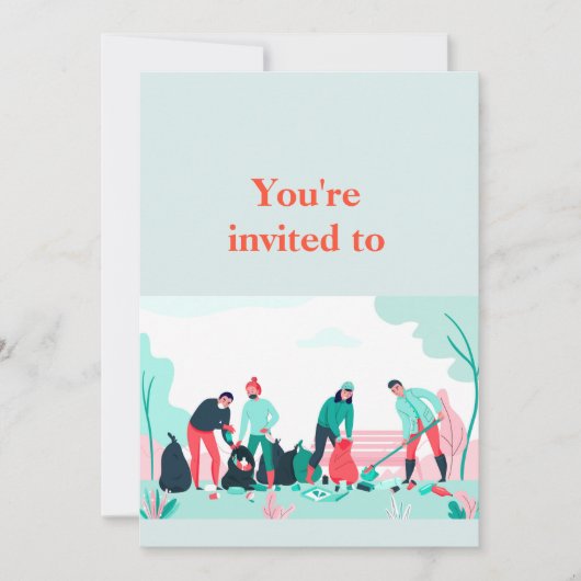 Uitnodiging voor vrijwilliger om de Rally van Lunc (Voorkant)