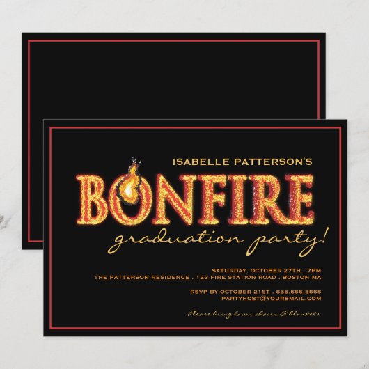 Uitnodiging voor vuurgevechten (Voorkant / Achterkant)